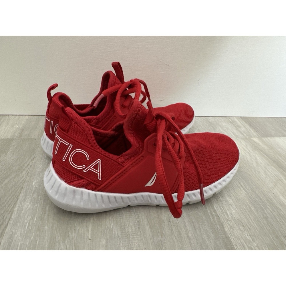 Nautica Red Kappil Tonal infant sneakers shoes‎ sz 12